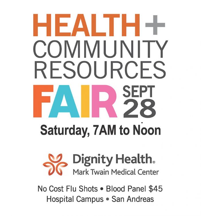 Health + Community Resources Fair is Sept 28th!