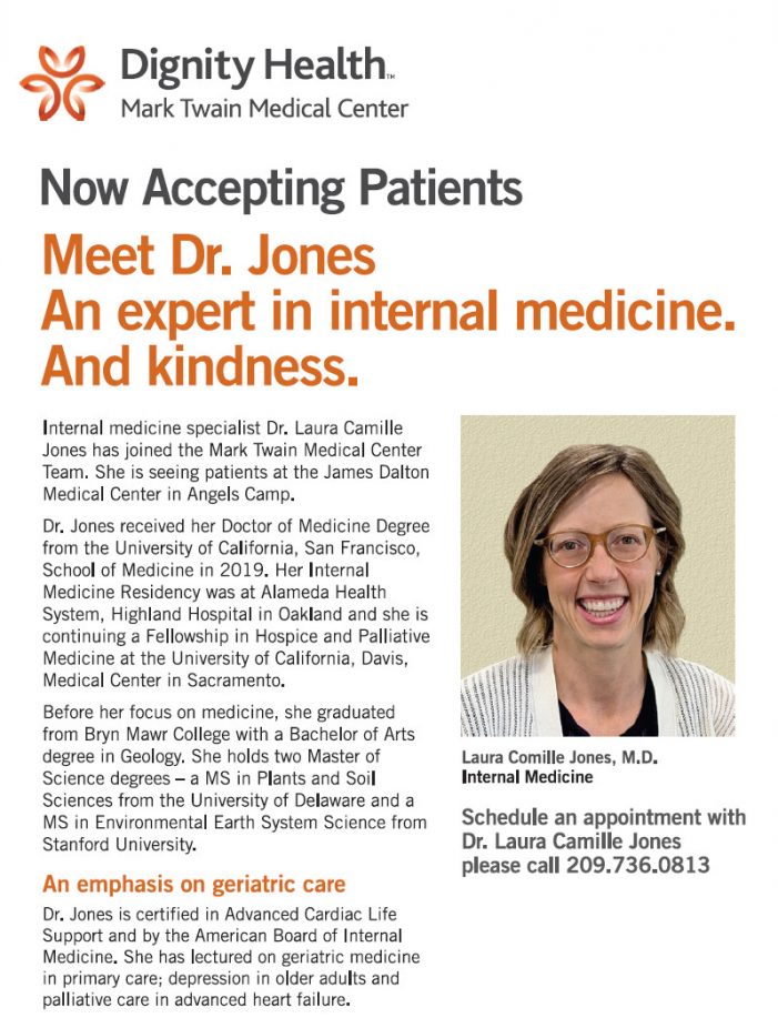 Now Accepting Patients, Meet Dr. Jones An expert in Internal Medicine & Kindness