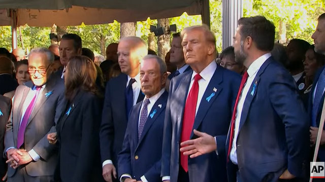 9/11 Memorial Ceremony at the World Trade Center Site in New York