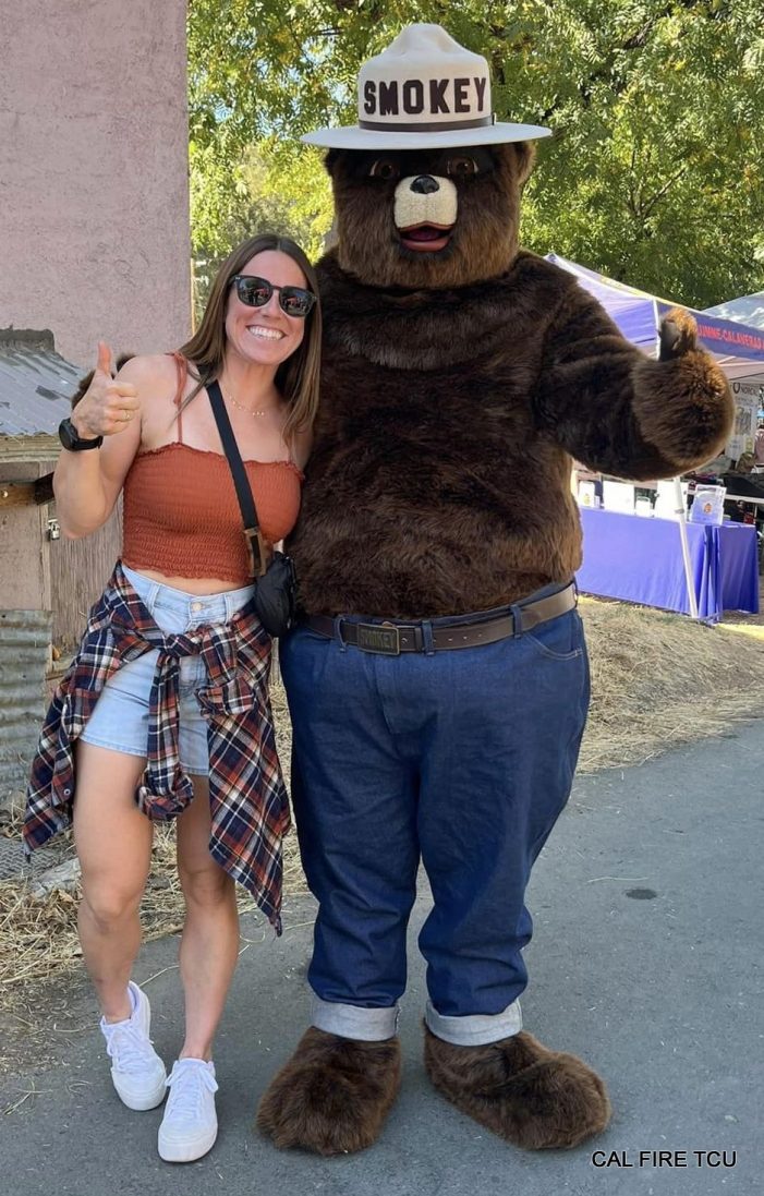 Smokey Bear & Firefighters Celebrated Lumberjack Day in West Point!