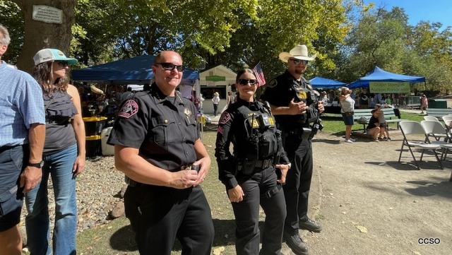 Sheriff’s Office Attends Lumber Jack Day & Grape Stomp