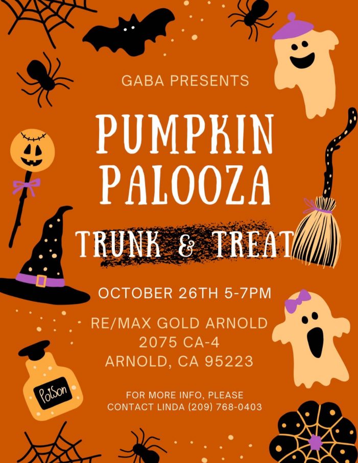 The 2024 GABA Pumpkin Palooza Trunk & Treat!  Tonight 5 – 7pm!  Don’t Miss It!!