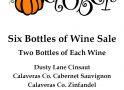 October Wine Specials from Black Sheep Winery