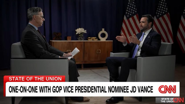 Jake Tapper and JD Vance Spar Over John Kelly Full Interview