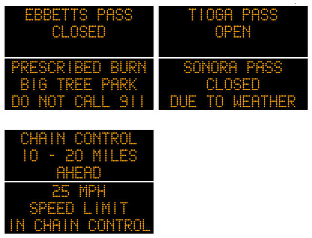 Ebbettts & Sonora Passes Closed, Chain Controls on Hwy 88