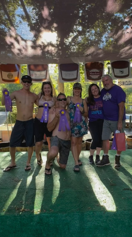 Dwelley Devastators Team One Takes 2024 Calaveras Grape Stomp