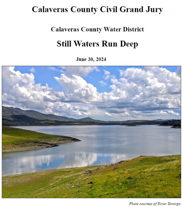 Response from CCWD to 2024 Grand Jury Report, “Still Waters Run Deep”