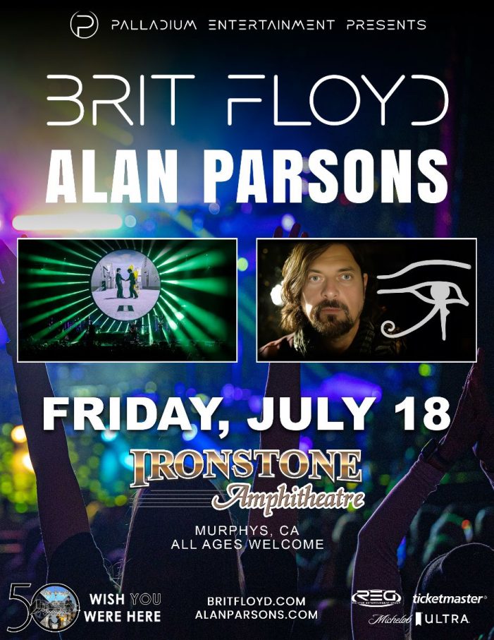 Brit Floyd and Alan Parsons Summer, 2025 Tour!  Ironstone July 18th!!