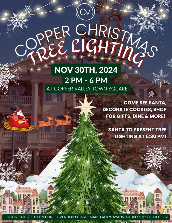 The 2024 Copper Christmas Tree Lighting