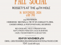 The 3rd Annual Jim Carlon Fall Social (Less than 10 Spots Left!  Don’t Miss Out!)