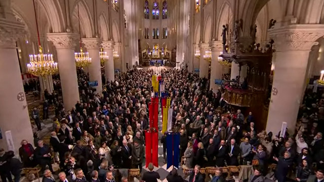 President-Elect Trump Attends the Notre Dame Re-Opening Ceremony in Paris, France