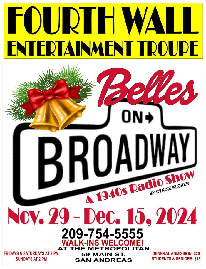 Belles on Broadway, A 1940 holiday Radio Show on Stage!