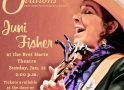 Juni Fisher this Sunday at Ovations Performing Arts Series