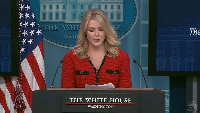 Press Secretary Karoline Leavitt Briefs Members of the Media