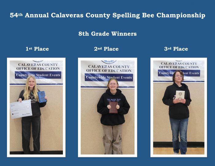 Spelling Champions Emerge at the 54th Annual Calaveras County Spelling Bee