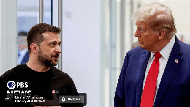 Trump and Ukraine’s Zelenskyy Hold News Conference at the White House Trump and Ukraine’s Zelenskyy Hold News Conference at the White House