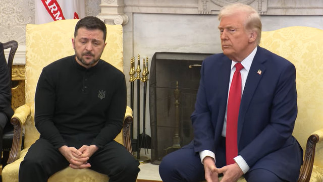 President Trump and Ukrainian President Zelenskyy in Oval Office, Feb. 28, 2025 President Trump and Ukrainian President Zelenskyy in Oval Office, Feb. 28, 2025