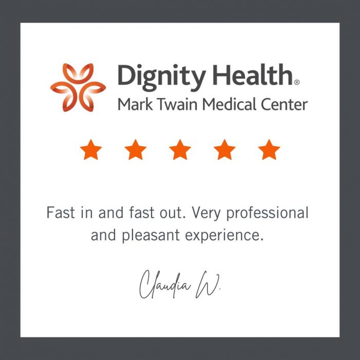 Another Happy Humankindness Customer at Mark Twain Medical Center