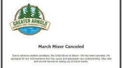 GABA March Mixer Canceled Ahead of Incoming Storm