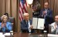 President Trump Stops by Meeting with U.S. Ambassadors