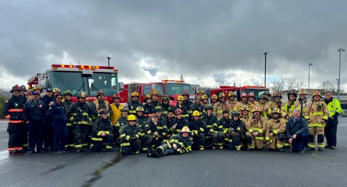 Bret Harte High School Fire Tech Program Hosts Multi-Agency Training Exercise