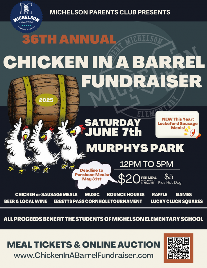Chicken in a Barrel Fundraiser Returns to Murphys — Bigger, Tastier, and More Fun Than Ever!
