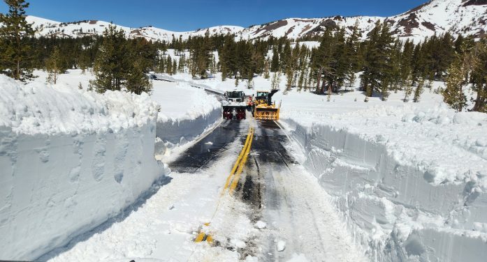 Caltrans Crews Have Cleared to Sonora Pass Summit on Hwy 108!