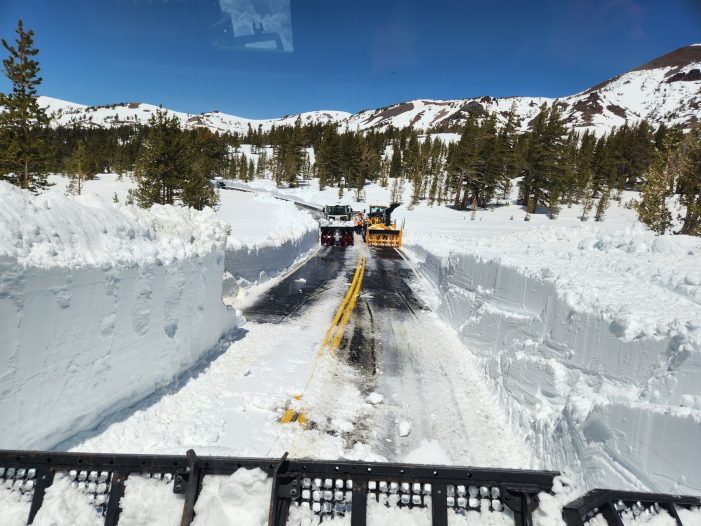 Caltrans Crews Have Cleared to Sonora Pass Summit on Hwy 108!