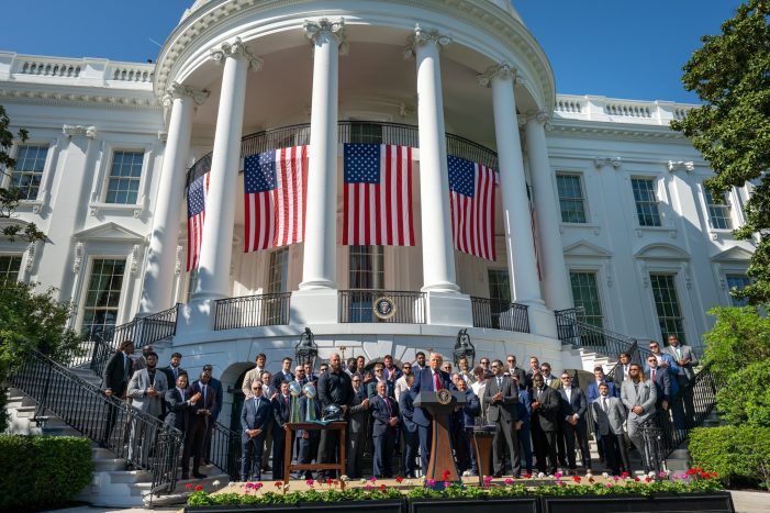 President Trump Welcomes 2025 Super Bowl Champions – The Philadelphia Eagles to White House