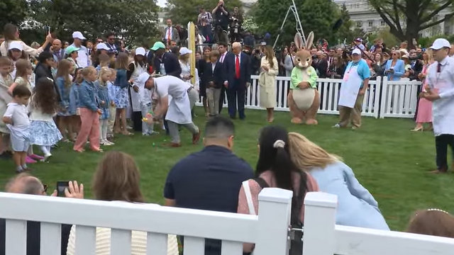 President Trump and The First Lady Participate in the 2025 White House Easter Egg Roll