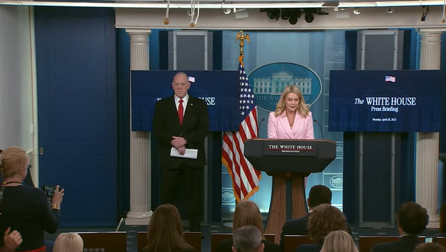 Press Secretary Karoline Leavitt and Tom Homan Brief Members of the Media, Apr. 28, 2025