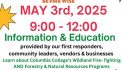 Arnold Preparedness Day, Be Fire Wise & Learn on May 3rd!  Going on Now Don’t Miss It!!