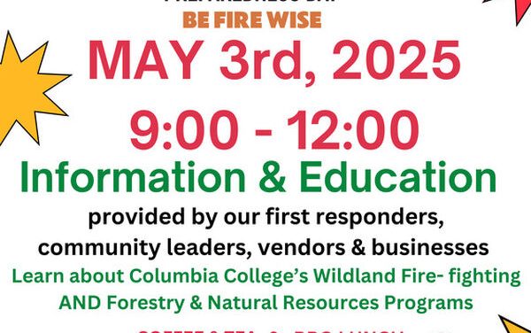 Arnold Preparedness Day, Be Fire Wise & Learn on May 3rd!  Going on Now Don’t Miss It!!