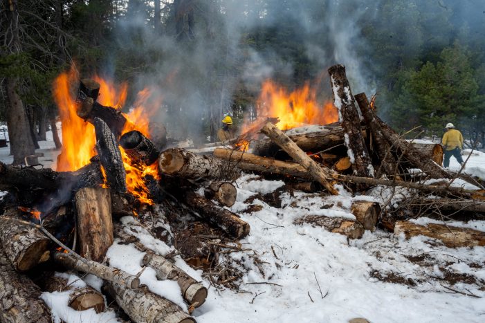 Prescribed Fire Underway in Calaveras