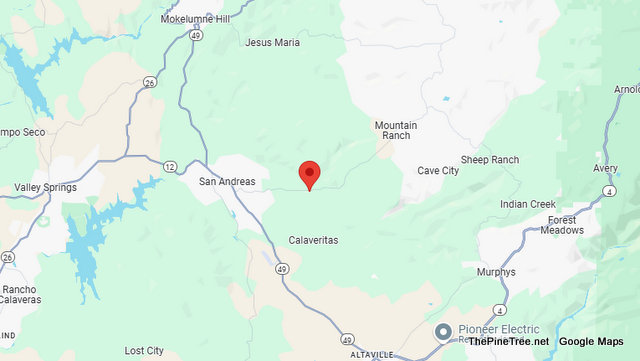 Traffic Update…Vehicle Off Roadway Collision Near Mountain Ranch Rd / Rocky Rd Traffic Update…Vehicle Off Roadway Collision Near Mountain Ranch Rd / Rocky Rd
