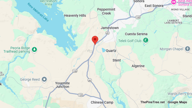 Traffic Update….Fire Reported Near Hwy 108 & Chicken Ranch Road