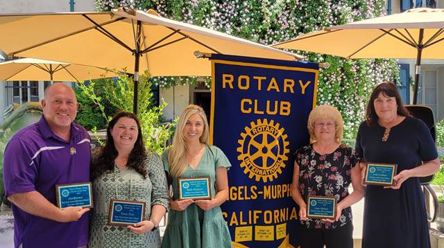 Angels-Murphys Rotary 2025 Teachers of the Year Angels-Murphys Rotary 2025 Teachers of the Year
