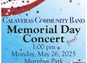 Calaveras Community Band Memorial Day Concert!