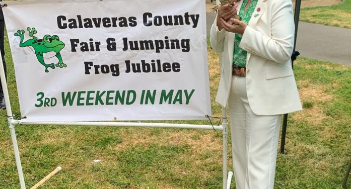 Senator Marie Alvarado-Gil Welcomes Media to Capitol Frog Jump Tradition