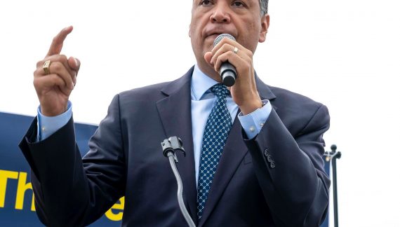 Sen. Padilla on Forcible Removal from DHS Press Conference