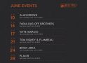 The Bistro Espresso June Concert Lineup!  Attend Them All!!