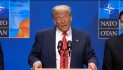 President Trump Participates in a Press Conference at NATO