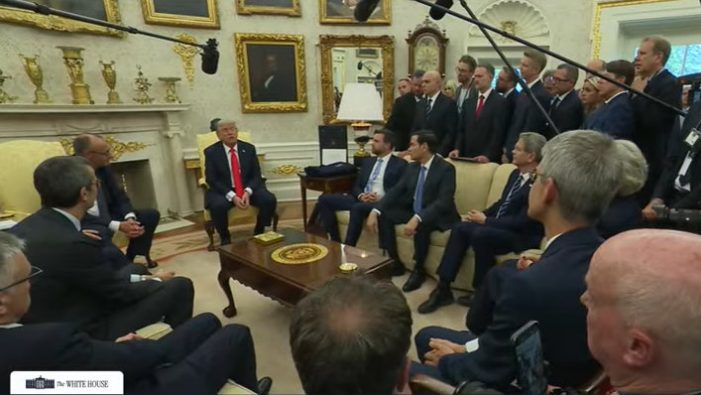 President Trump Participates in a Bilateral Meeting with the Chancellor of Germany