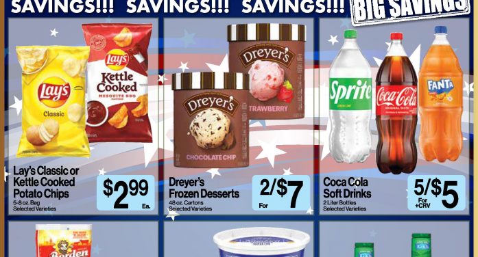 Sender’s Market Weekly Ad & Grocery Specials Through July 1st! Shop Local & Save!!