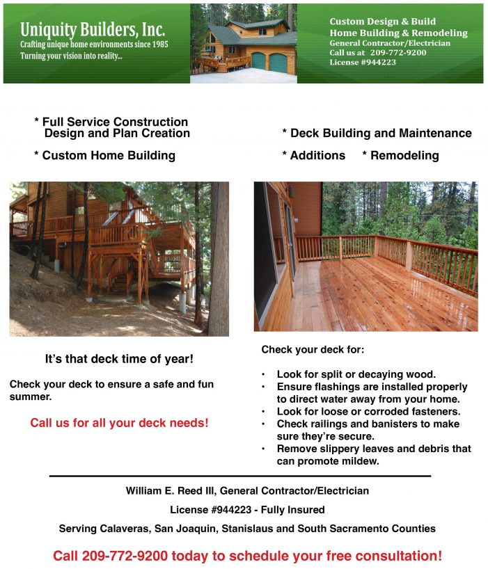 Uniquity Builders, Turning Your Dreams Into Reality Since 1985! Call 209.772.9200 & Get Started Today!