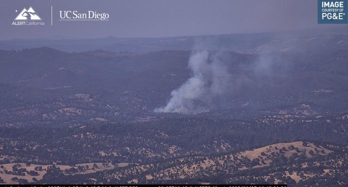 Traffic & Fire Update…(Update…Forward Progress Stopped) The Shalom Fire is Burning on Old Gulch Road with Spotting Ahead of Fire