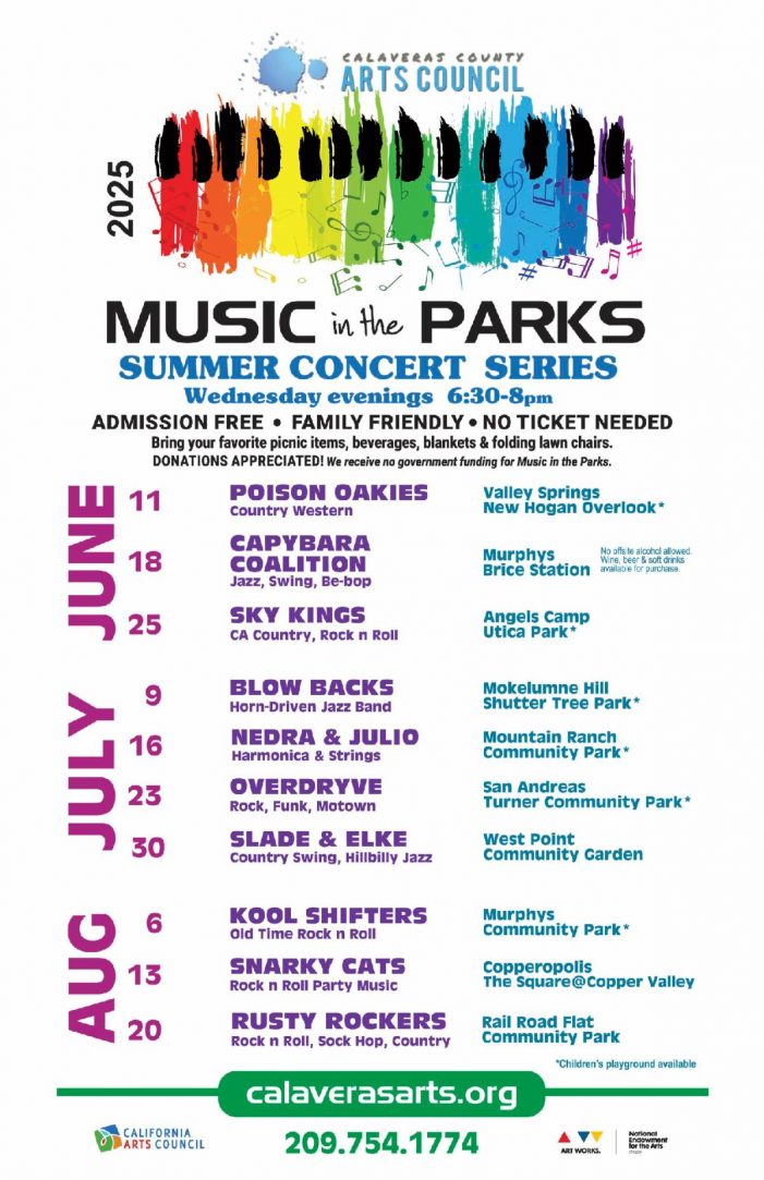 Don’t Miss Overdrive Tonight at Music in the Parks!!