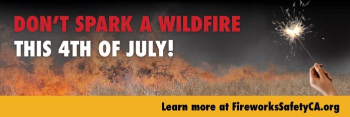 CAL FIRE Marshal Maintains Zero Tolerance for Illegal Fireworks