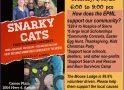 Moose Lodge Benefit Concert with the Snarky Cats
