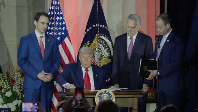 President Trump Delivers Remarks and Signs Executive Orders at AI Summit